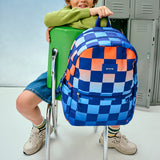 STATE KANE DOUBLE POCKET BACKPACK-  GRADIENT CHECKERBOARD