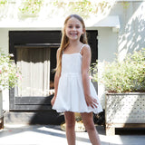 THEME NYC BAILEY SATIN BALLET DRESS - WHITE