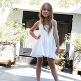 THEME NYC BAILEY SATIN BALLET DRESS - WHITE