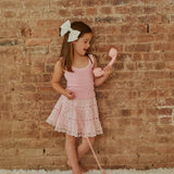 THEME NYC SOFIA MINI HEART SKIRT - PINK