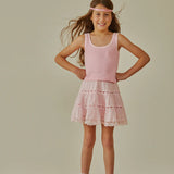THEME NYC SOFIA MINI HEART SKIRT - PINK