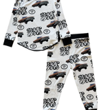 ROWDY SPROUT BAMBOO PAJAMA SET - SNOOP DOG CRUISER