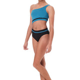 SUBMARINE SWIM DETAILS 1 PC - BLUE/BLACK