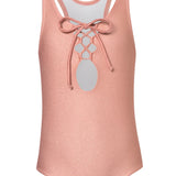 SUBMARINE SWIM SLEEK 1 PC - ROSE GLITTER