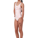SUBMARINE NOT TOO BASIC ONE PIECE SWIMSUIT - FLYING WHITE