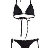 SUBMARINE SWIM CROCHET BIKINI SET - BLACK