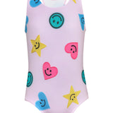SUBMARINE NOT TOO BASIC ONE PIECE SWIMSUIT - HAPPY DAY PINK