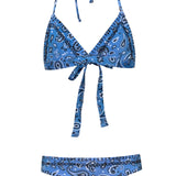 SUBMARINE SWIM TRY ANGLE BIKINI - BLUE BANDANA