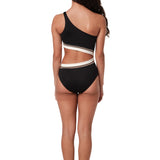 SUBMARINE SWIM DETAILS ONE PIECE - BLACK