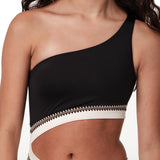 SUBMARINE SWIM DETAILS ONE PIECE - BLACK