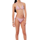 SUBMARINE SWIM STRING BOTTOM BIKINI SET - PAISLEY PINK