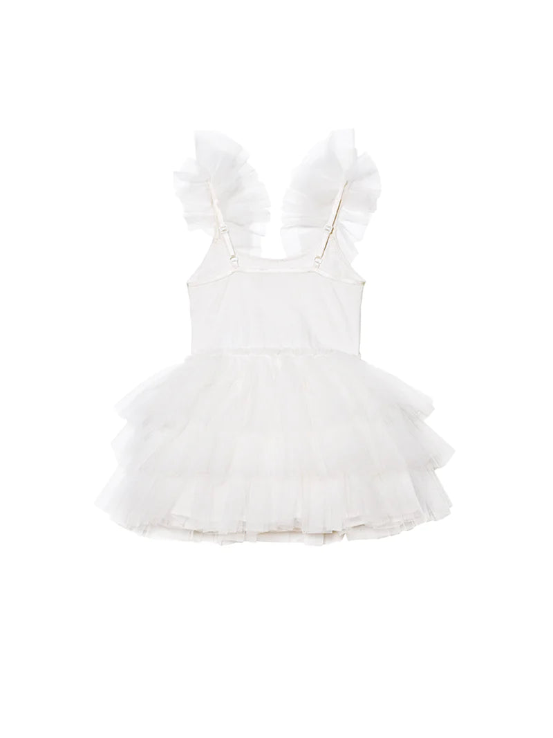 TUTU DU MONDE BEBE DASHER TUTU DRESS - MILK
