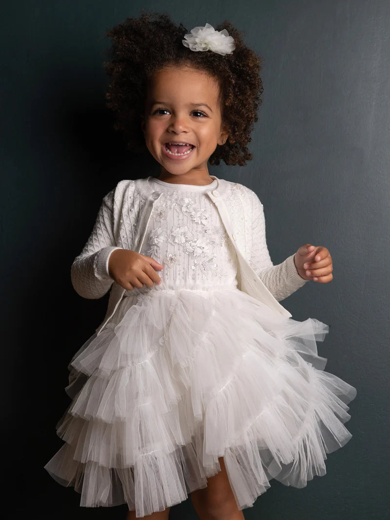 TUTU DU MONDE BEBE MARVELOUS TUTU DRESS - MILK