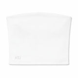 KATIE J TWEEN THEO STRETCH COTTON TUBE TOP - WHITE
