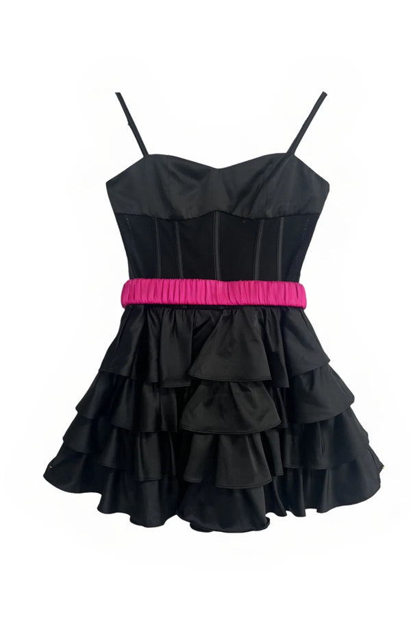 KATIE J TWEEN VALERIE COUTURE DRESS - BLACK