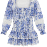 KATIE J. TWEEN TRACEY DRESS - GLACIER FLORAL