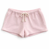 KATIE J TWEEN TUCKER SOLID TERRY MUSCLE TANK AND SHORT SET - BABY PINK
