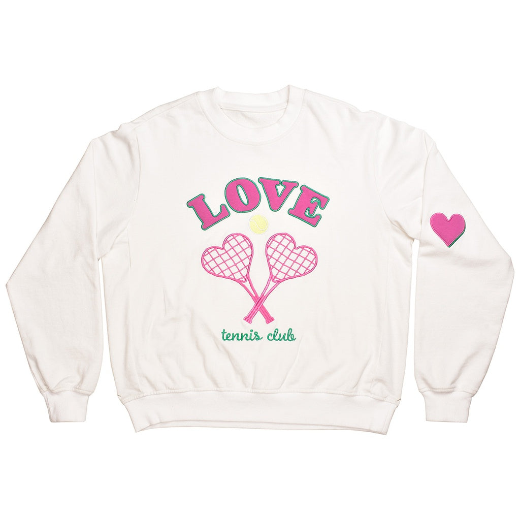 ISCREAM LOVE SWEATSHIRT - WHITE