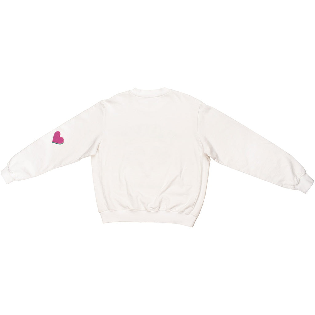 ISCREAM LOVE SWEATSHIRT - WHITE