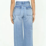 KATIE J HOUSTON JEANS - MID WASH DENIM