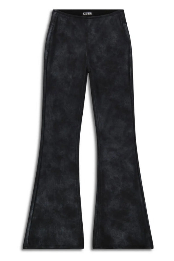 KATIE J WOODSTOCK VEGAN LEATHER - BLACK