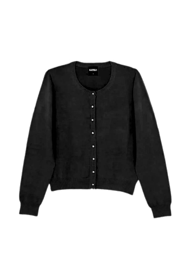 KATIE J TWEEN CARRIE CARDIGAN - BLACK