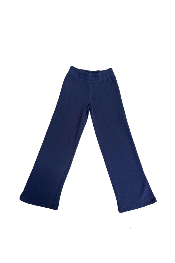 KATIE J DYLAN WIDE LEG SWEATPANT - EVENING BLUE