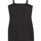 KATIE J TWEEN VEGA POCKET FLAP STRAPLESS DRESS