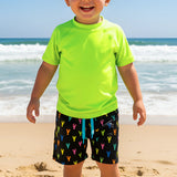LIMEAPPLE ZUMA SHORT SLEEVE RASHAGURD - LIME