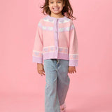 MINI DREAMERS ALESSIA CRYSTAL HEART CARDIGAN
