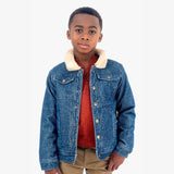 APPAMAN HERITAGE CORD JACKET- MEDIUM WASH