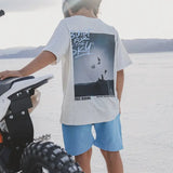 FREE RIDE T-SHIRT - HEATHER GRAY
