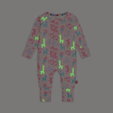 MACNETIC ME FOOTIE - PINK PARTY ANIMALS