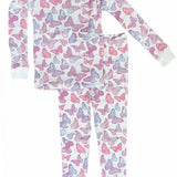 BABY STEPS 2PC PAJAMA - LILAC BUTTERFLIES