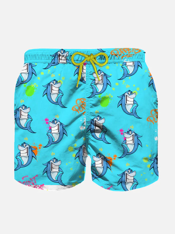 MC2 SAINT BARTH CAPRESE SWIM TRUNK - CRYPTO SHARK