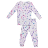 ESME GIRL L/S SLEEVE PAJAMA SET - BUTTERFLY KISSES