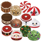 MEANT 2 BE BRAND 4 INCH MYSTERY SQUISHY DUMPLING - CHRISTMAS EDITION