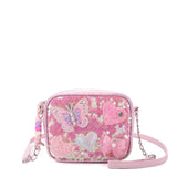 OMG ACCESSORIES SEQUIN APPLIQUE CROSSBODY BAG