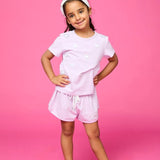 MINI DREAMERS CHELSEA CRYSTAL HEARTS SHORT SLEEVE SET