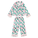 MINI DREAMERS CHRISTMAS TREE SILKY SET WITH FEATHERS