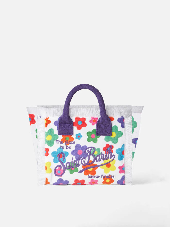 MC2 SAINT BARTH COLETTE TERRY BAG - MULTI DAISY