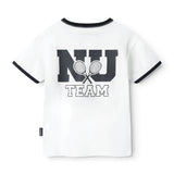 NUNUNU TENNIS  T-SHIRT - WHITE