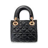 DOE A DEAR HEART QUILTED BAG - BLACK