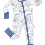 SHAE AND PALMER FOOTIE - TROPICAL BLISS BLUE