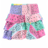 MARINO KIDS RUFFLE COVER-UP SKIRT - BANDANA