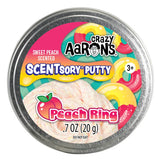 CRAZY AARONS SCENTSORY PEACH RING THINKING PUTTY TIN