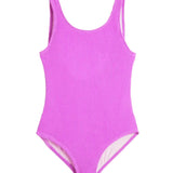 LIMEAPPLE DILETTA CRINKLE ONE PIECE SWIMSUIT - NEON PURPLE