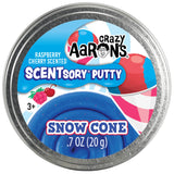 CRAZY AARONS SCENTSORY SNOW CONE THINKING PUTTY TIN