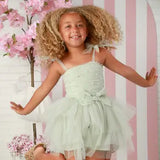 OOH LALA ISALINE DRESS - GREEN TEA