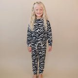 GIRL JOGGER SET - ZEBRA